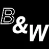 The app icon: “B&W” in white letters on black